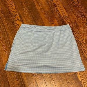 Izod Blue Checkered Skirt!